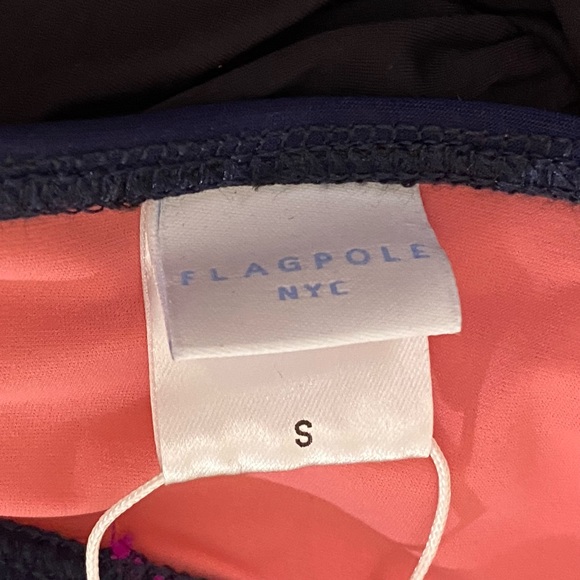 Flagpole Colorblock Maya Bandeau Bikini Swim Top - Picture 5 of 5